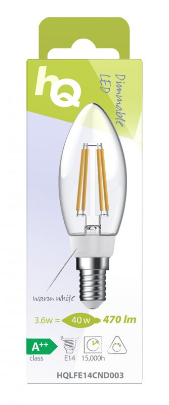 Žárovka LED Vintage Stmívatelná Svíčka 3.6 W 470 lm 2700 K - obrázek č. 3
