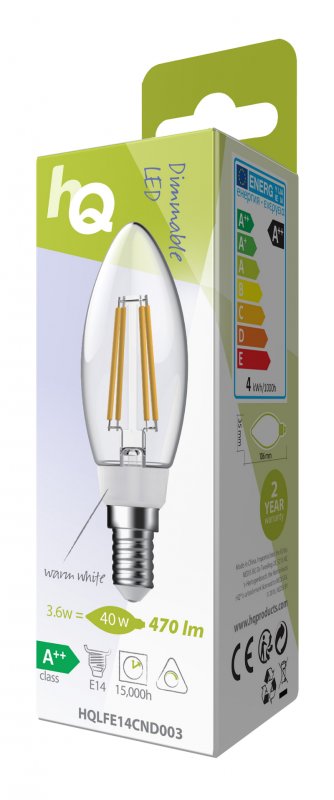 Žárovka LED Vintage Stmívatelná Svíčka 3.6 W 470 lm 2700 K - obrázek č. 2
