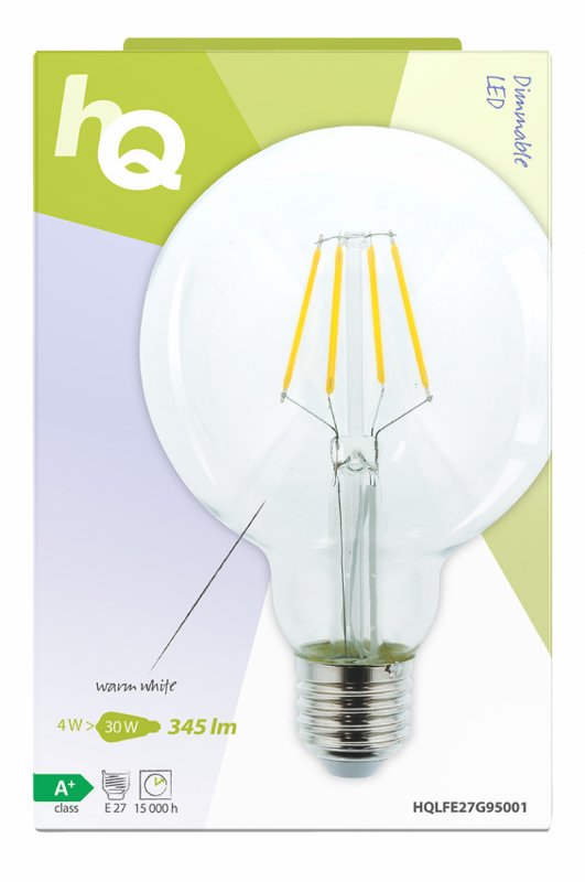 Žárovka LED Vintage Stmívatelná G95 4 W 345 lm 2700 K - obrázek č. 3