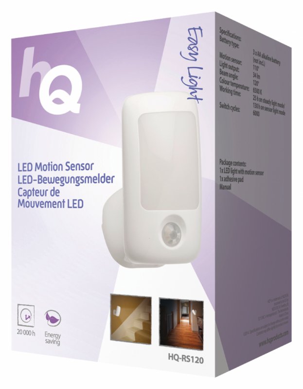 LED Svítidlo s Pohybovým Senzorem 0.5 W 34 lm - obrázek č. 4