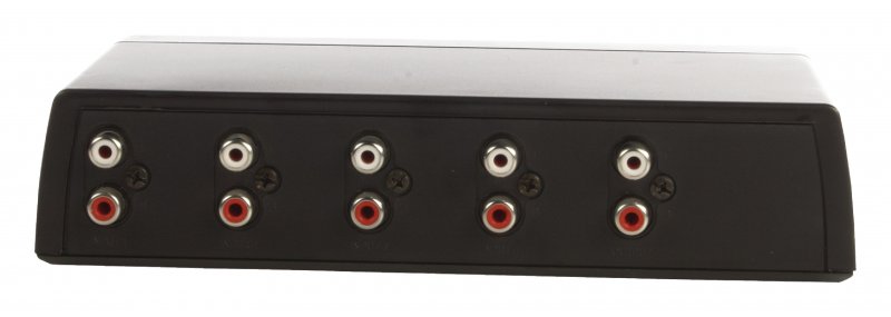 Reproduktorový Kabel 4x (2x RCA Zásuvka) - 2x RCA Zásuvka Černá - obrázek č. 3