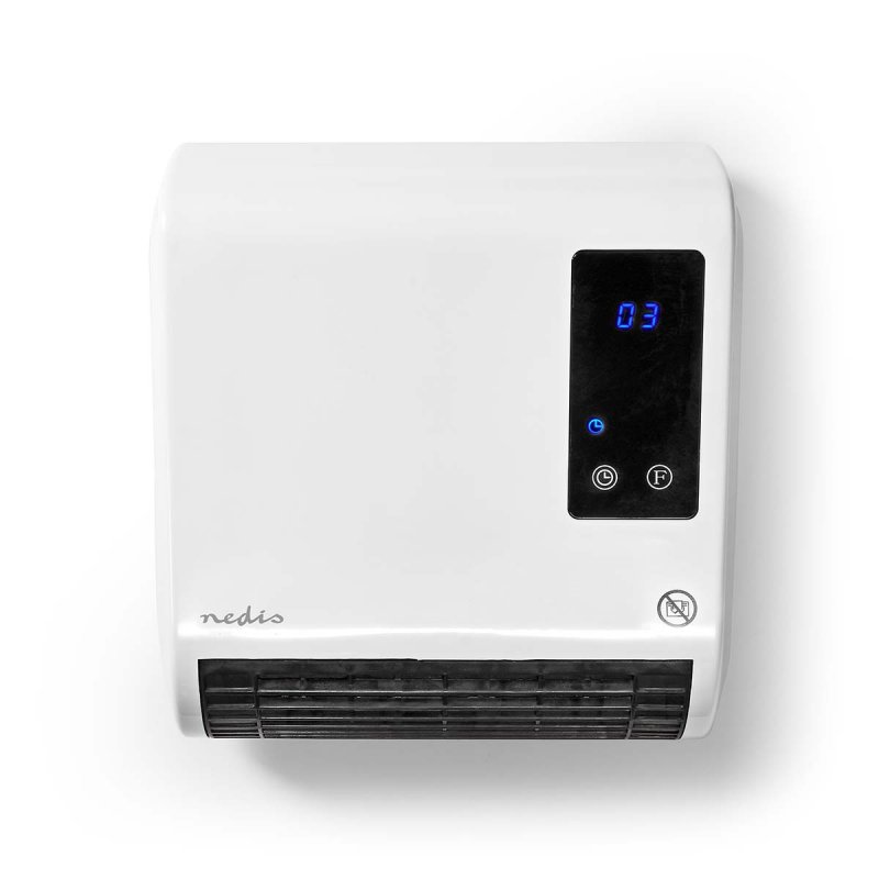 Koupelnové ohřívače | 2000 W | Nastavitelný termostat | 2 Tepelné Režimy | IP22 | Dálkové ovládání | Bílá - obrázek produktu