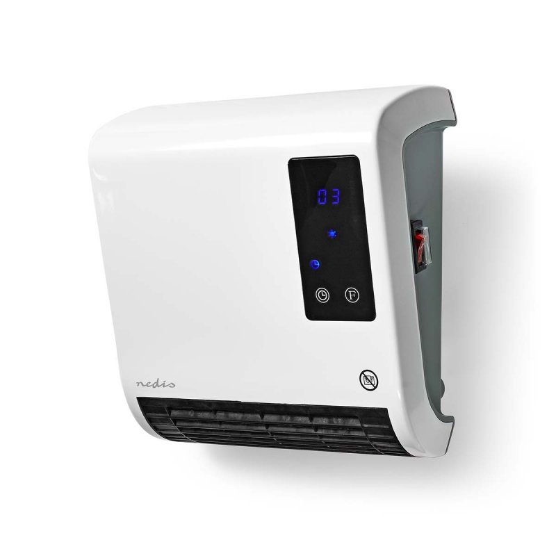 Koupelnové ohřívače | 2000 W | Nastavitelný termostat | 2 Tepelné Režimy | IP22 | Dálkové ovládání | Bílá - obrázek č. 5