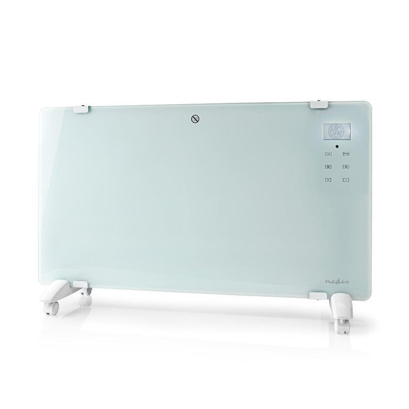 Glass Panel Konvektor | 1000 / 2000 W | 2 Nastavení Teploty | Nastavitelný termostat | Dálkové ovládání | IP24 | Bílá - obrázek č. 7