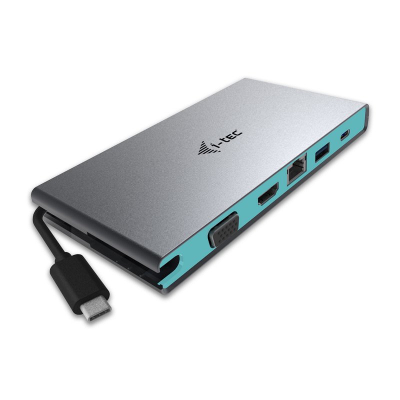 i-tec USB-C 4K Travel dokovací stanice - multifunkční adaptér, 1x HDMI 4K Ultra HD nebo 1x VGA - obrázek č. 1