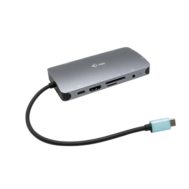 i-tec USB-C Metal Nano Dock HDMI/ VGA with LAN, Power Delivery 100 W - obrázek produktu