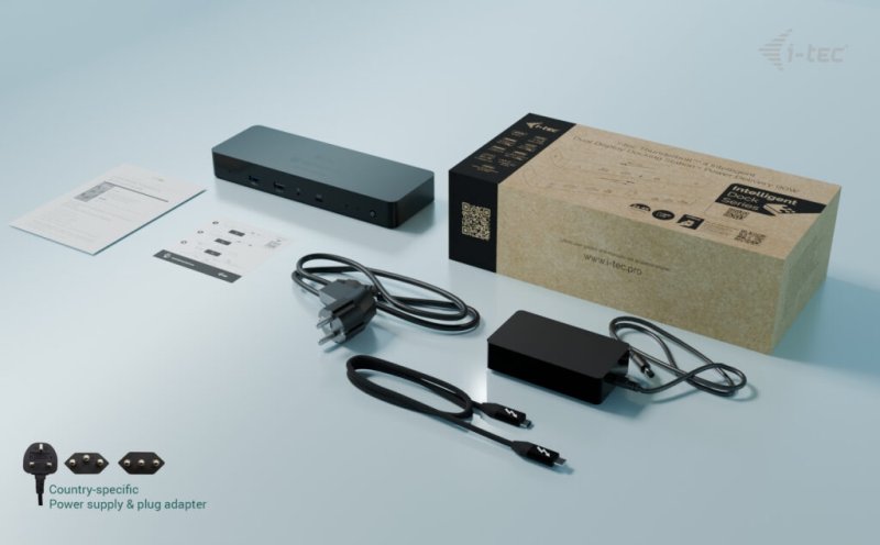 i-tec Thunderbolt 4 Intelligent Dual Display Docking Station, Power Delivery 90W - obrázek č. 4