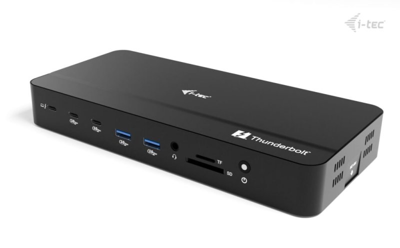 i-tec Thunderbolt 5 Triple Display Docking Station, M.2 slot, 6x USB, 2.5 GLAN, Power Delivery 140W - obrázek č. 1