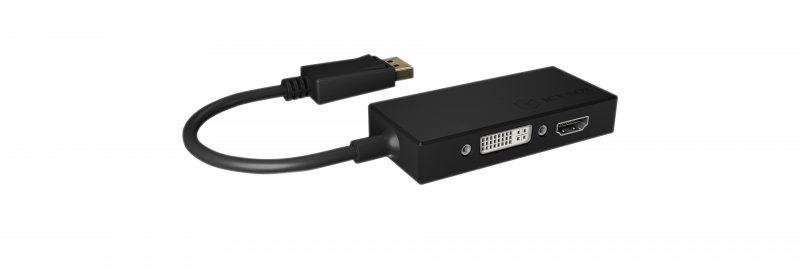 Adaptér DisplayPort USB - HDMI / Dvi-D / VGA Černá - obrázek č. 2