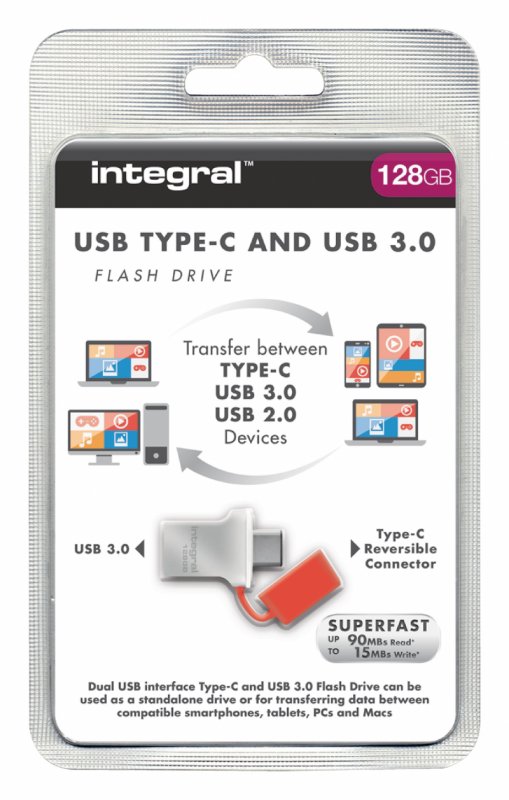 Flash Disk USB 3.0 128 GB Hliník/Červená - obrázek č. 2