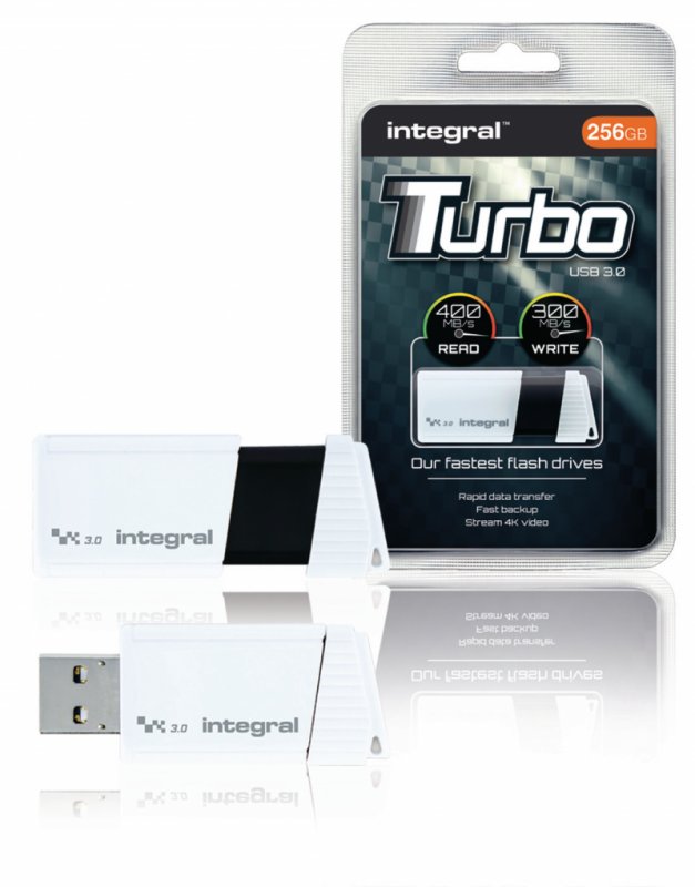 Flash Disk USB 3.0 256 GB Bílá/Černá INFD256GBTW3.0 - obrázek produktu