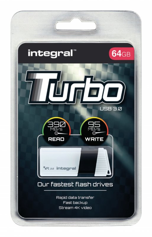 Turbo USB3.1 Gen 1 (USB3.0) Flash Disk 64GB INFD64GBTW3.0 - obrázek č. 4