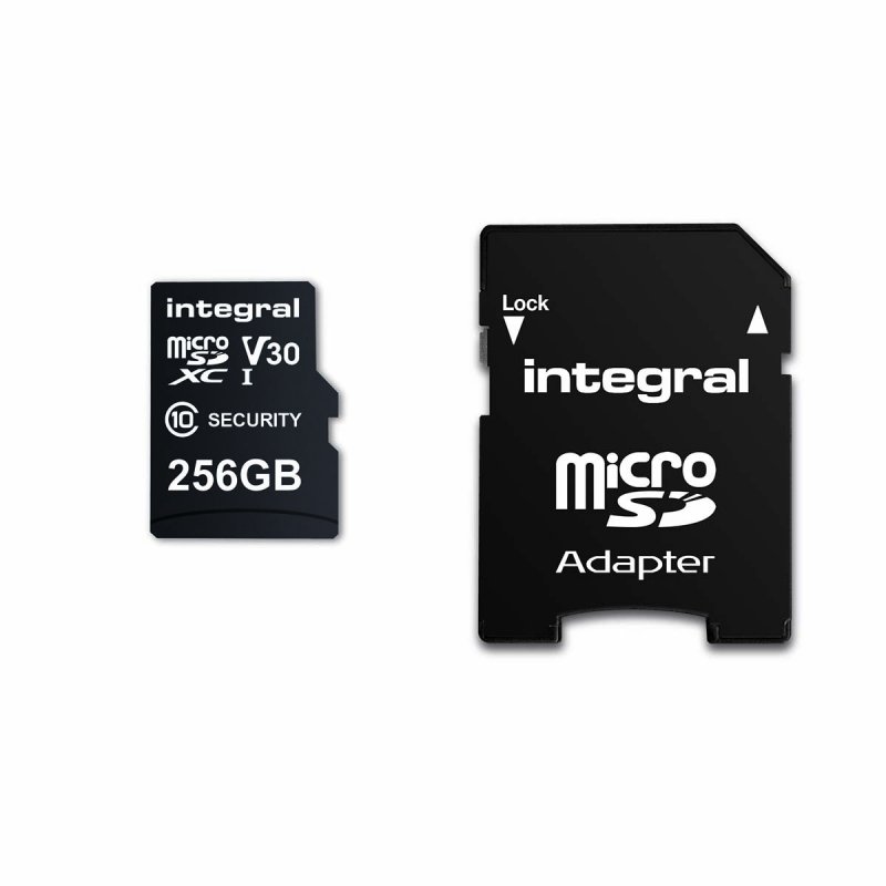 256 GB bezpečnostní kamera microSD karta pro palubní kamery, domácí kamery, CCTV, body kamery a drony INMSDX256G10SE - obrázek produktu