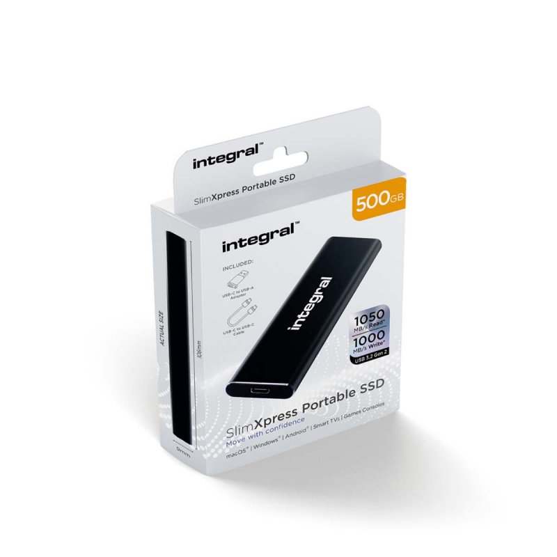 500 GB přenosný SSD SlimXpress INSSD500G3.2SX - obrázek č. 5