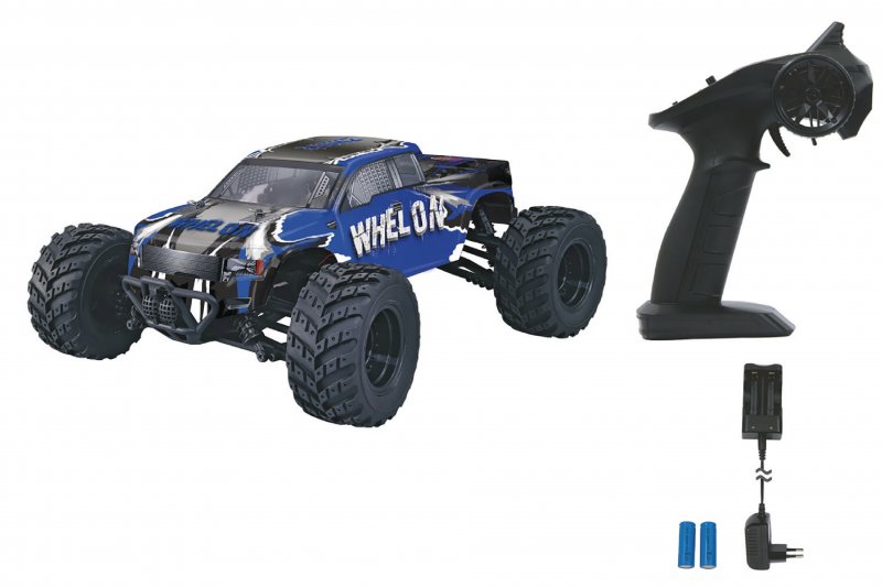 R/C 4WD Whelon RTR / 4×4 / S Kuličkovým Ložiskem / Vodotěsný 2,4GHz Ovladač 1:12 Modrá - obrázek č. 5
