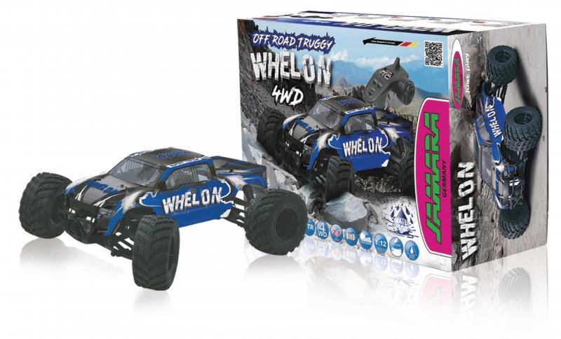 R/C 4WD Whelon RTR / 4×4 / S Kuličkovým Ložiskem / Vodotěsný 2,4GHz Ovladač 1:12 Modrá - obrázek produktu