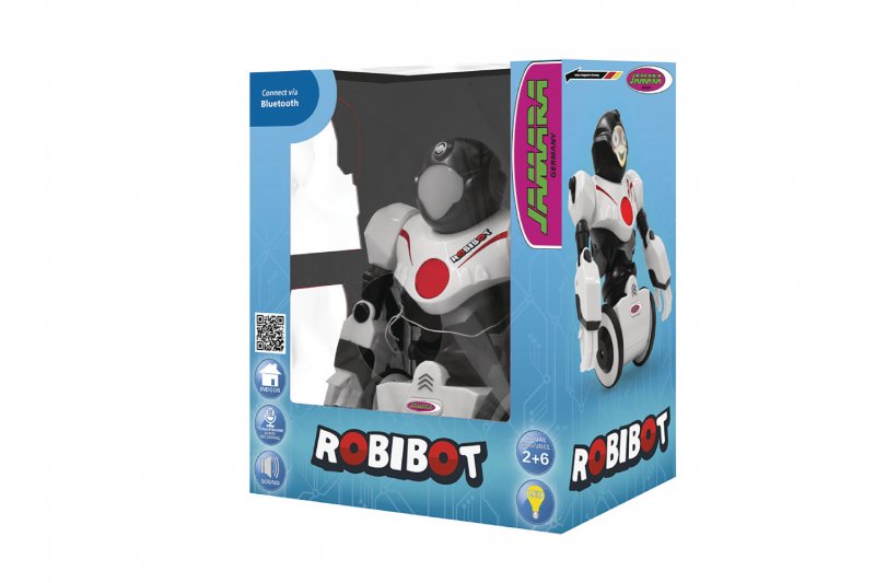 R/C Robot Robibot 2+6 Kanál RTR / Nahrávání zvuku / Se Světly Bílá - obrázek č. 4
