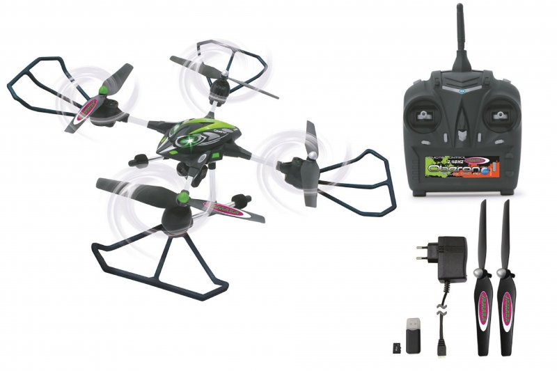 R/C Dron Oberon Altitude 4+6 Kanál RTF / Foto / Video / Se Světly / Otáčení o 360 2,4GHz Ovladač Zelená - obrázek č. 6