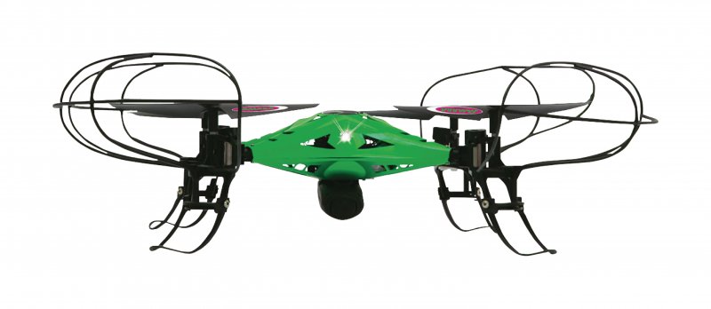 R/C Dron CamAlu 4+5 Kanál RTF / Foto / Video / Gyro Uvnitř / Se Světly / Otáčení o 360 / FPV 2,4GHz Ovladač Zelená - obrázek č. 2