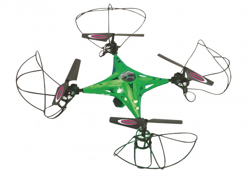 R/C Dron CamAlu 4+5 Kanál RTF / Foto / Video / Gyro Uvnitř / Se Světly / Otáčení o 360 / FPV 2,4GHz Ovladač Zelená - obrázek produktu