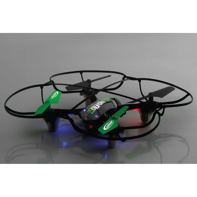 R/C Dron MotionFly G-Sensor Compass Turbo Flip 2,4GHz Ovladač Černá/Zelená - obrázek č. 1