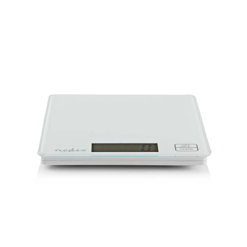 Digitální kuchyňská váha | LCD | Sklo | Bílá barva - obrázek produktu