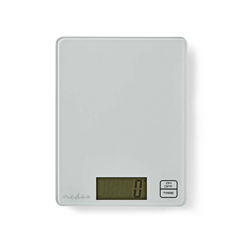 Digitální kuchyňská váha | LCD | Sklo | Bílá barva - obrázek č. 1