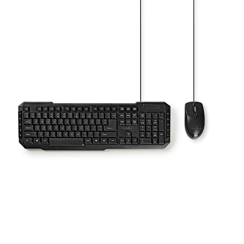 Sada Myši a Klávesnice | Kabelové | Připojení myši a klávesnice: USB | 800 dpi | Skandinávské | ND Rozložení Kláves - obrázek produktu