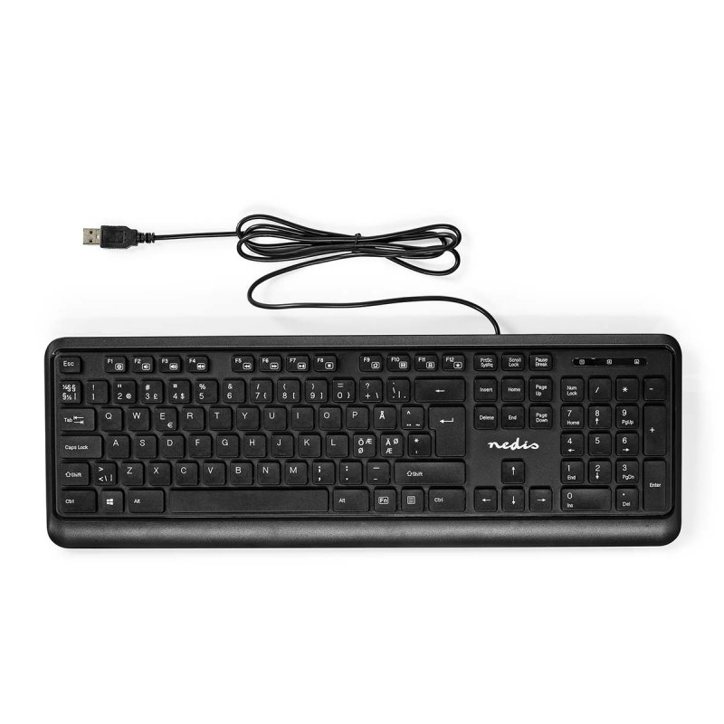 Wired Keyboard | USB-A | Multimediální  KBMU200BKND - obrázek č. 7