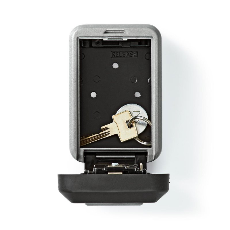 Trezor | Key Safe | Kombinace Dial Lock | Vnitřní a Venkovní | Černá / Šedá - obrázek č. 13