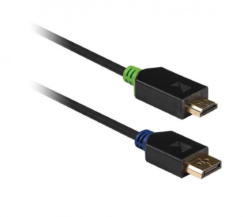 Kabel DisplayPort DisplayPort Zástrčka - HDMI Konektor 2.00 m Antracit - obrázek č. 2