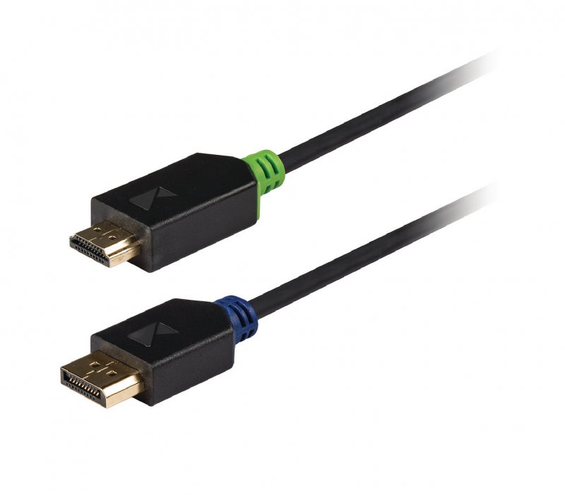 Kabel DisplayPort DisplayPort Zástrčka - HDMI Konektor 2.00 m Antracit - obrázek č. 1