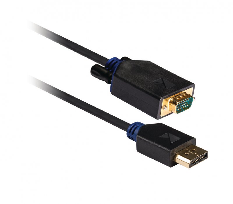 Kabel DisplayPort DisplayPort Zástrčka - VGA Zástrčka 2.00 m Antracit - obrázek č. 2