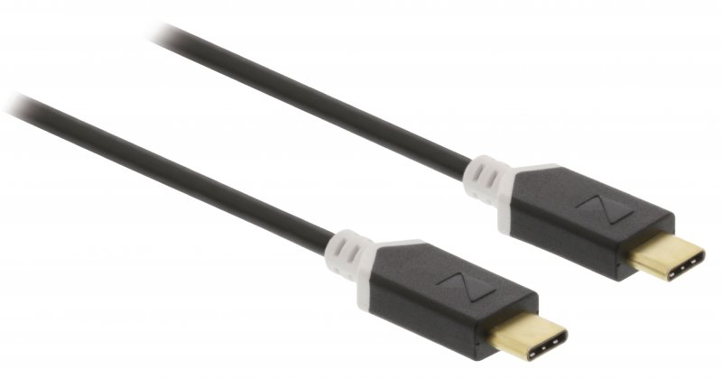 Kabel USB 2.0 USB-C Zástrčka - USB-C Zástrčka 1.00 m Antracit - obrázek č. 2