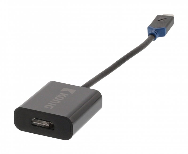 Adaptér USB-C Zástrčka - HDMI Zásuvka Antracit - obrázek č. 1