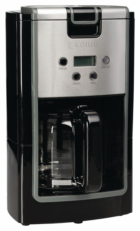 Kávovar 900 W 12 Šálků Černá/Stříbrná - obrázek produktu