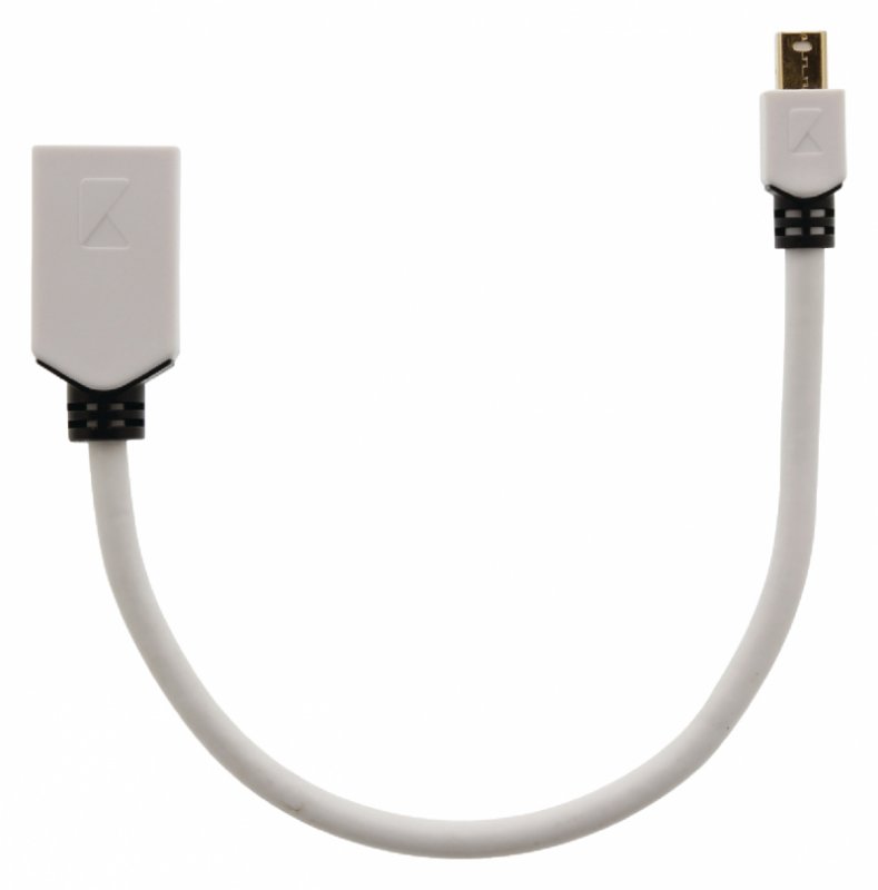 Kabel Mini DisplayPort Mini DisplayPort Zástrčka - IEC-320-C17 0.20 m Bílá - obrázek č. 3