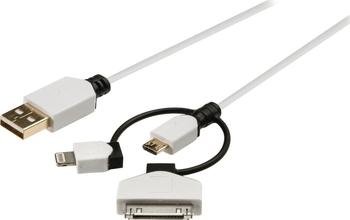 Synchronizační a nabíjecí kabel, micro USB, Lightning, 30-pin (KNM39410W10) - obrázek produktu