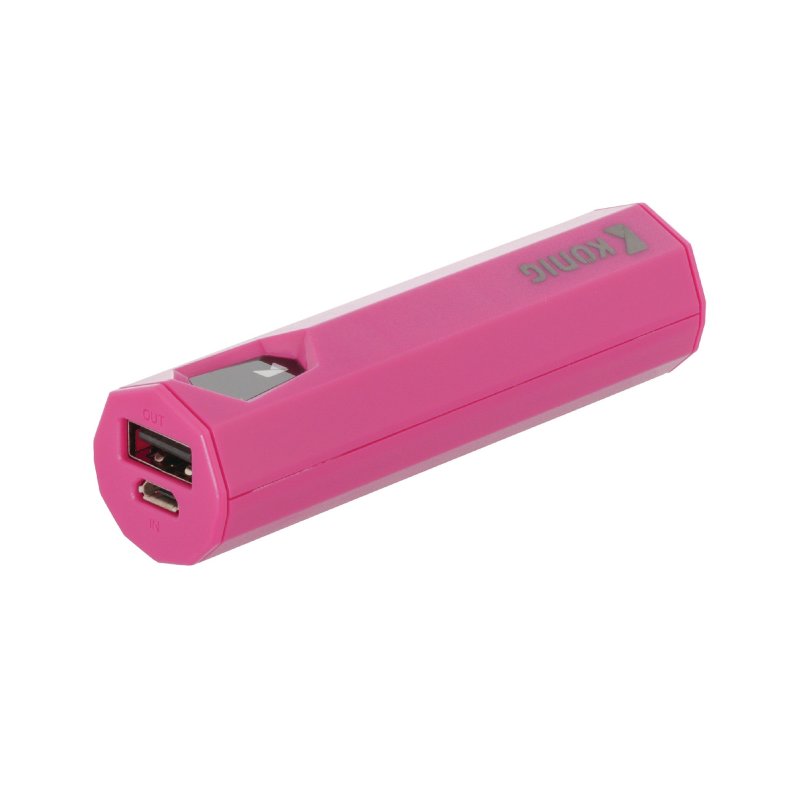 Přenosná Powerbanka Lithium-Ion 2500 mAh USB Růžová - obrázek č. 15