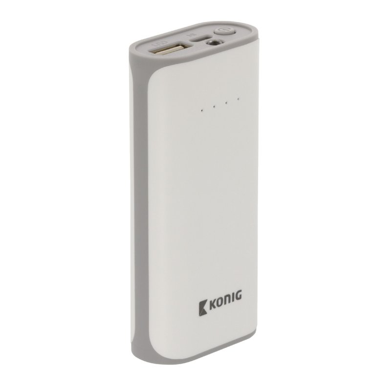 Přenosná Powerbanka Lithium-Ion 5000 mAh USB Bílá - obrázek č. 7