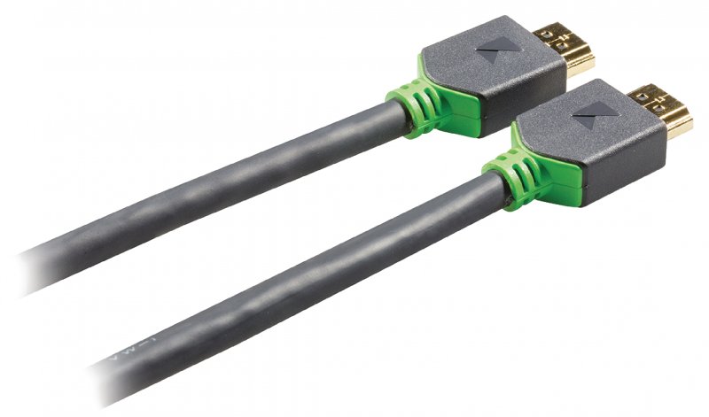 High Speed HDMI Kabel s Ethernetem HDMI Konektor - HDMI Konektor 1.00 m Antracit - obrázek č. 4