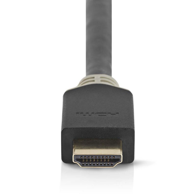 High Speed HDMI Kabel s Ethernetem HDMI Konektor - HDMI Konektor 20 m Antracit - obrázek č. 3