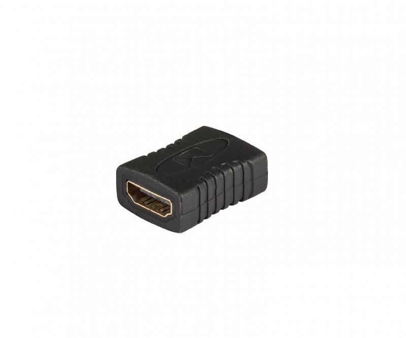 Adaptérem High Speed HDMI s Ethernetem HDMI Zásuvka - HDMI Zásuvka Antracit - obrázek č. 1