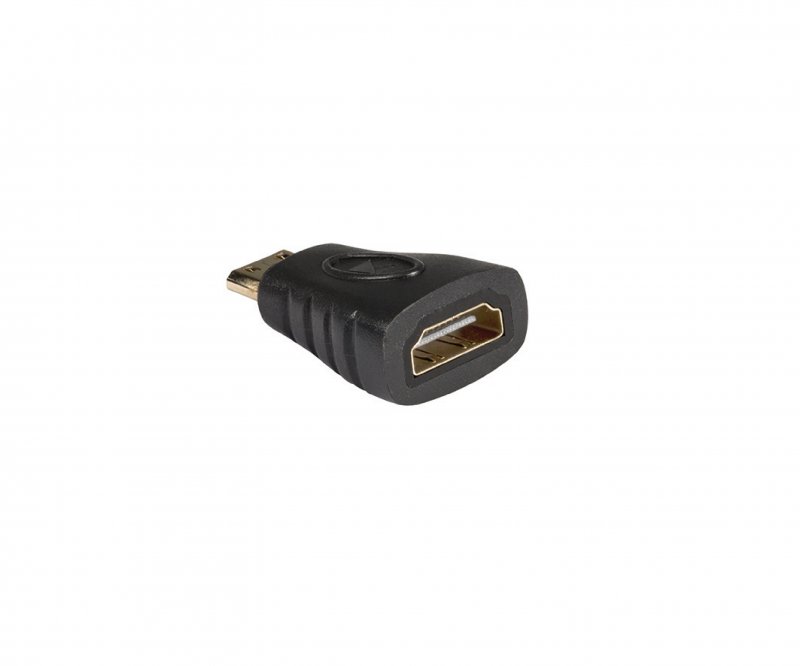 Adaptérem High Speed HDMI s Ethernetem HDMI Mini Konektor - HDMI Zásuvka Antracit - obrázek č. 4