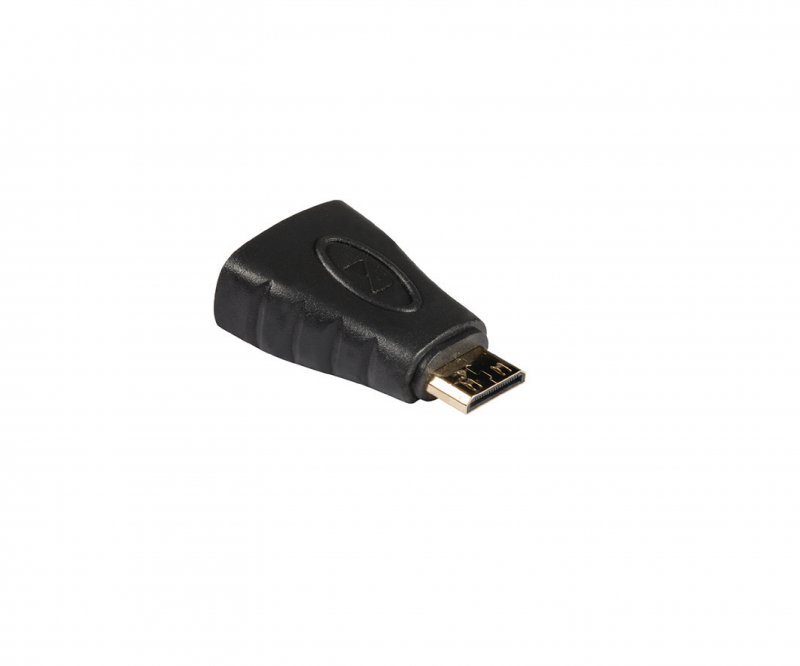 Adaptérem High Speed HDMI s Ethernetem HDMI Mini Konektor - HDMI Zásuvka Antracit - obrázek č. 2