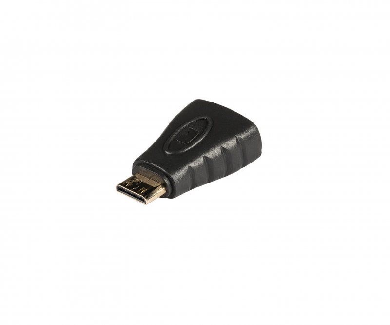 Adaptérem High Speed HDMI s Ethernetem HDMI Mini Konektor - HDMI Zásuvka Antracit - obrázek č. 1