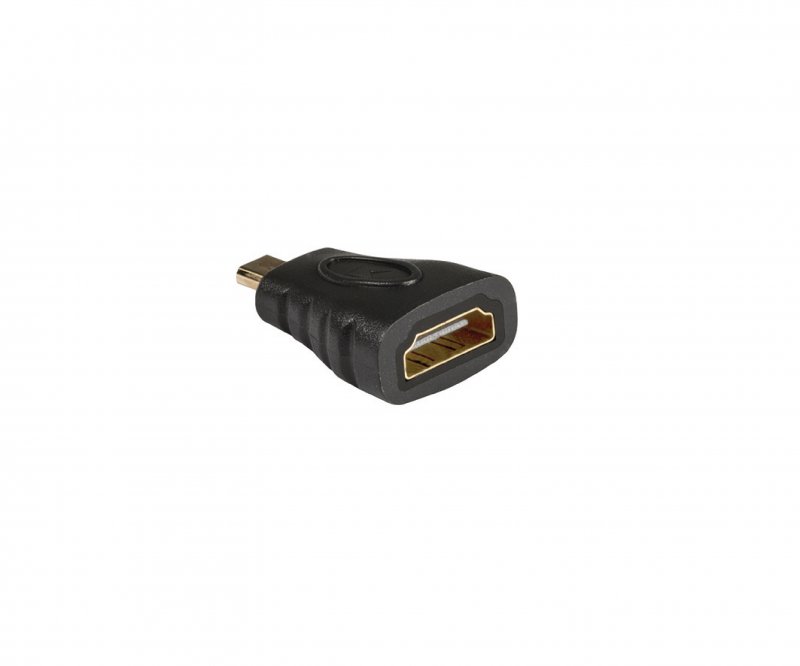 Adaptérem High Speed HDMI s Ethernetem HDMI Micro Konektor - HDMI Zásuvka Antracit - obrázek č. 4