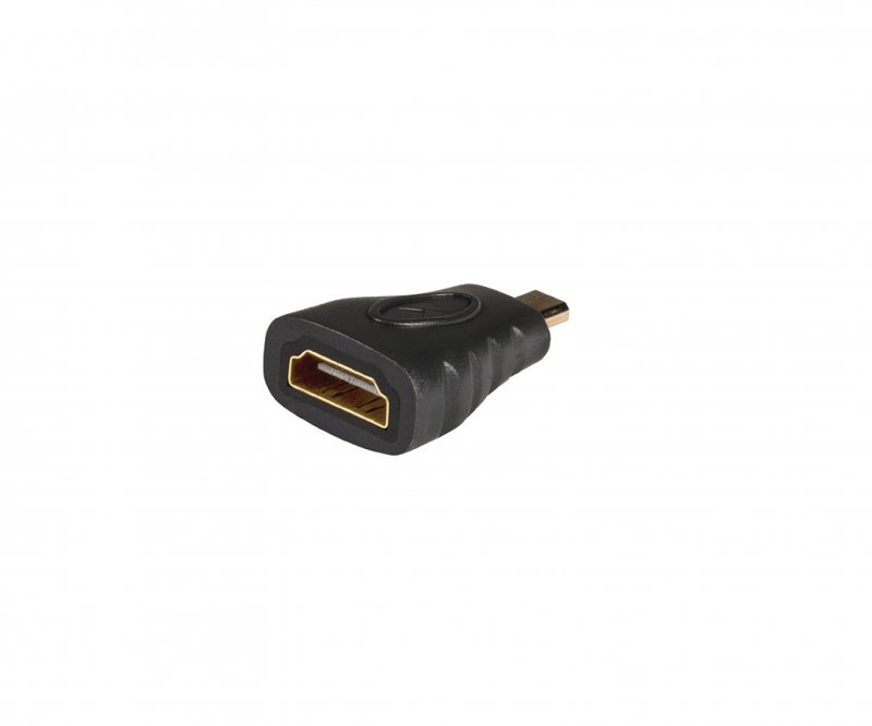 Adaptérem High Speed HDMI s Ethernetem HDMI Micro Konektor - HDMI Zásuvka Antracit - obrázek č. 5