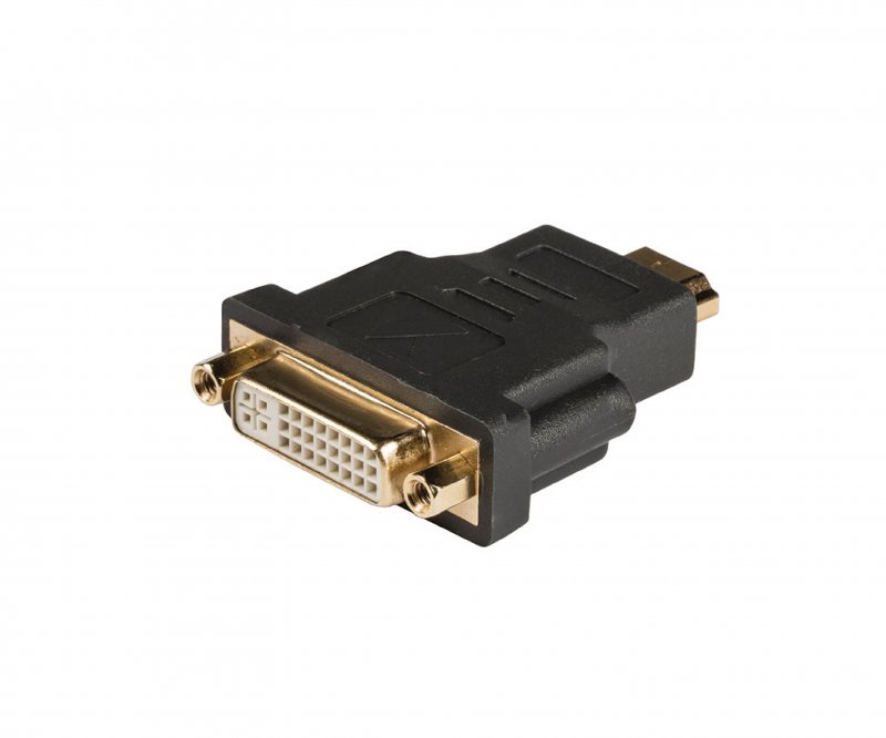 Adaptér High Speed HDMI HDMI Konektor - DVI-D 24+1p Zásuvka Antracit - obrázek č. 5