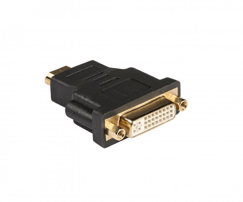 Adaptér High Speed HDMI HDMI Konektor - DVI-D 24+1p Zásuvka Antracit - obrázek č. 4
